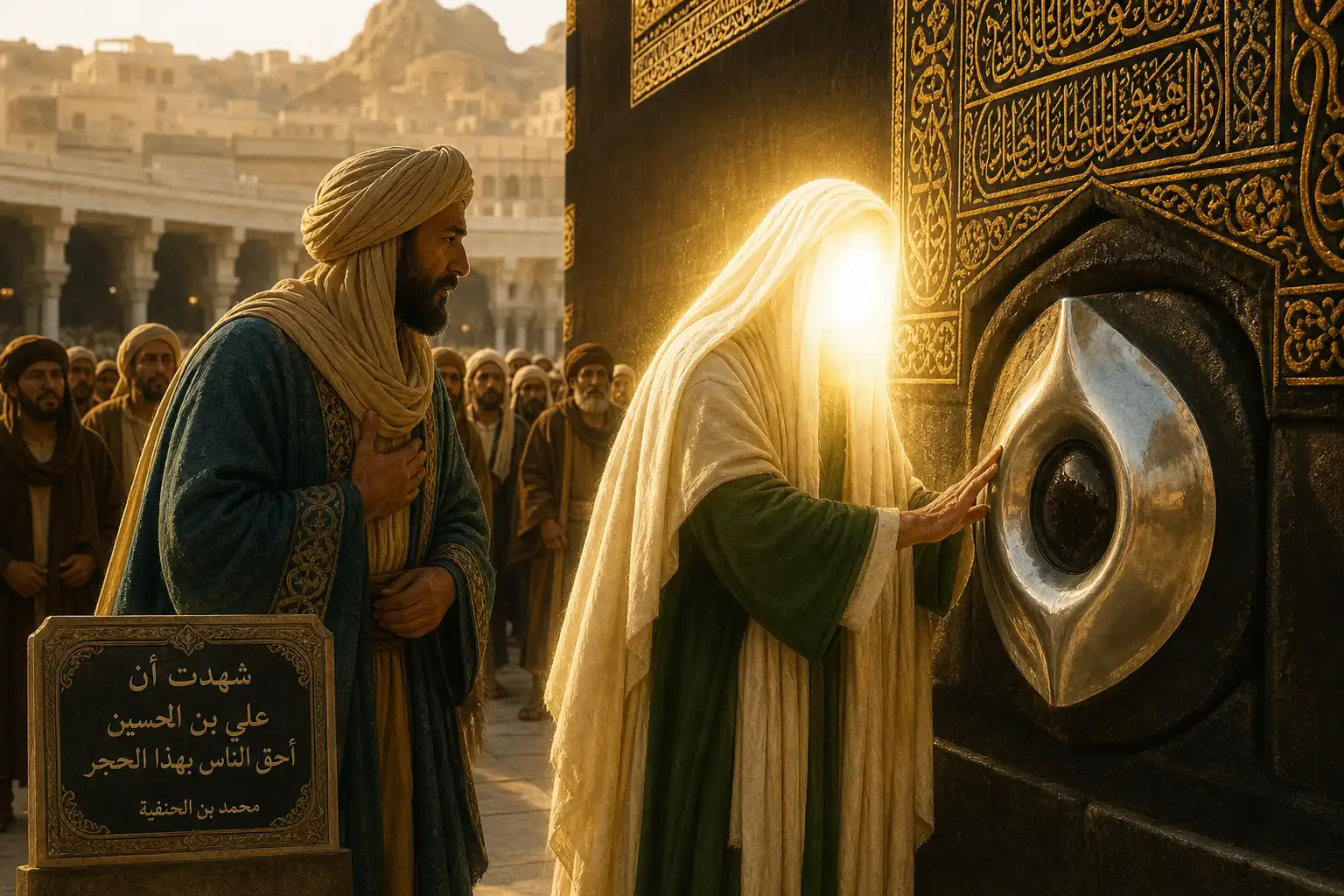 ‍شهادت حجرالاسود به امامت حضرت زین‌العابدین علیه‌السلام