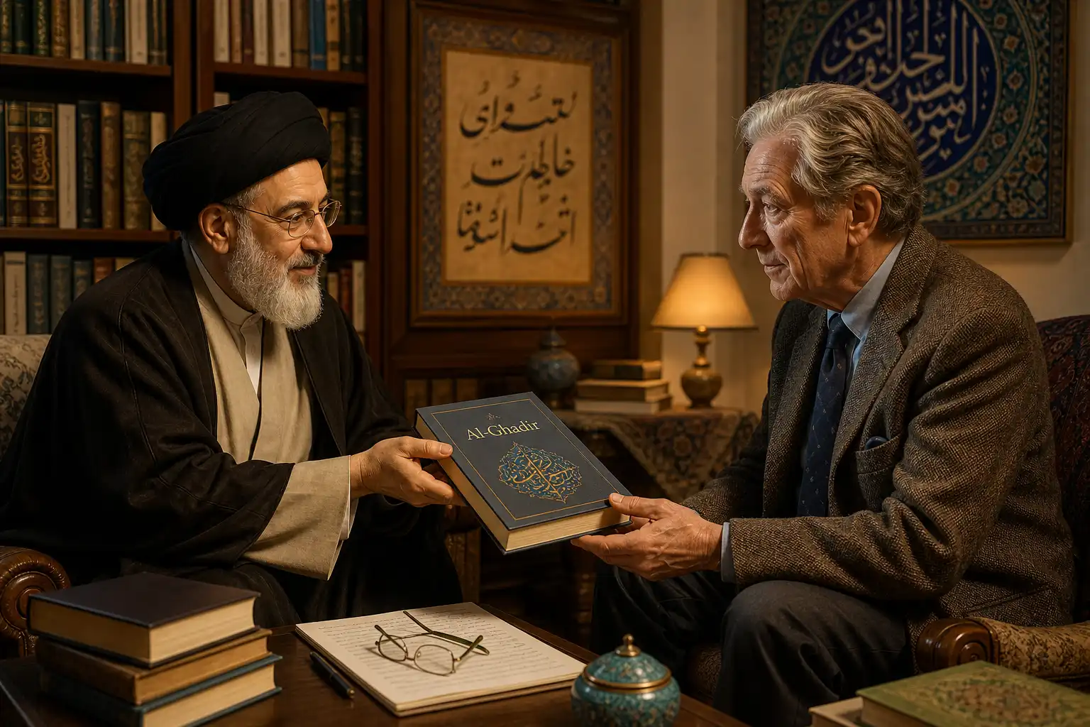 نامۀ آیت‌الله امینی به جرج جرداق