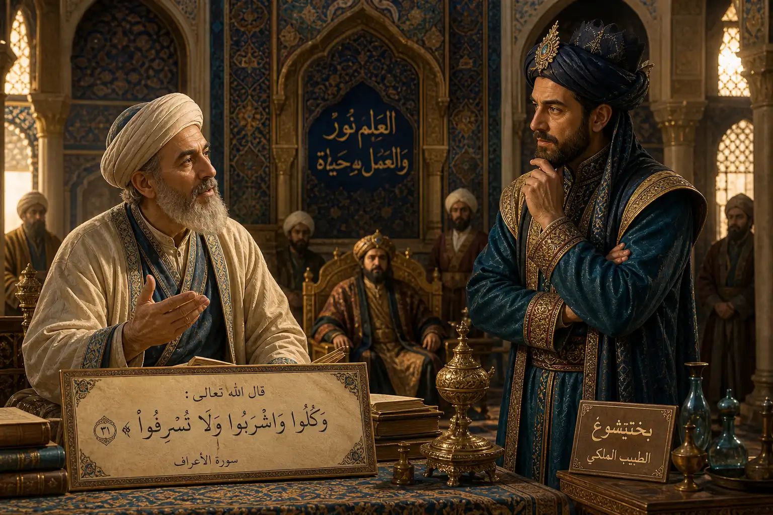 شگفتی بختیشوع از علم ابدان در اسلام