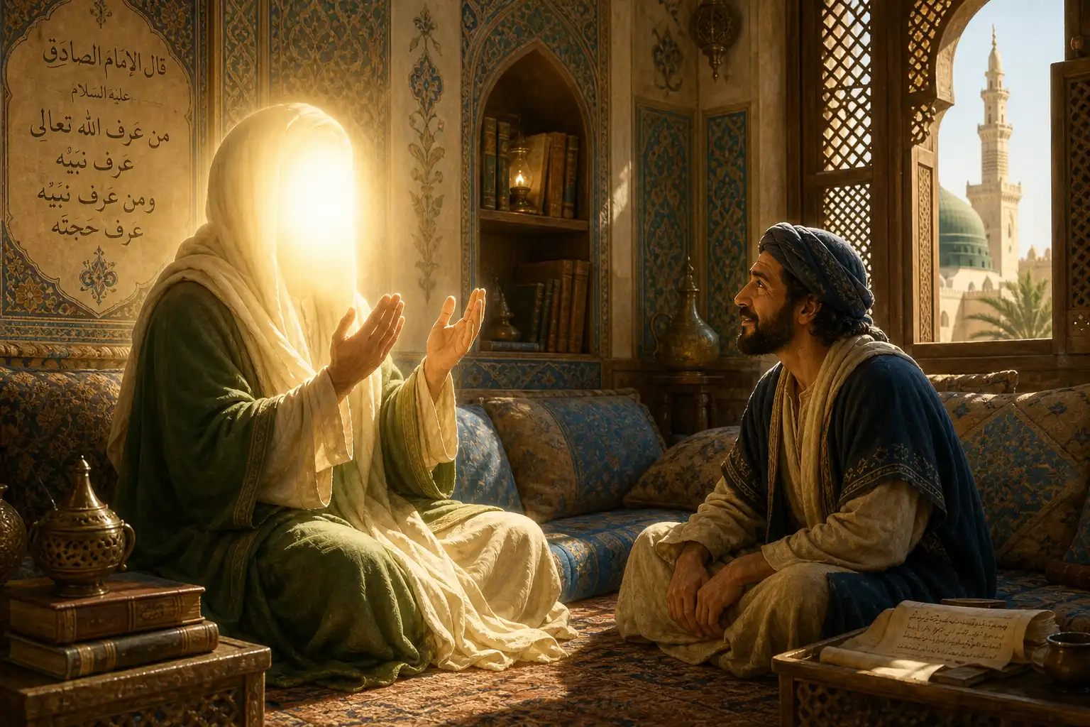 شفاعت امام صادق علیه‌السلام برای زائر مشتاق