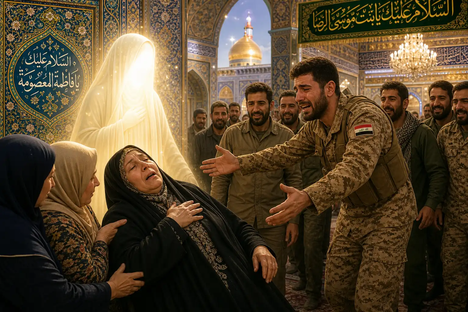 کرامتی از حضرت معصومه علیهاالسلام: دیدار فرزند اسیر با مادر