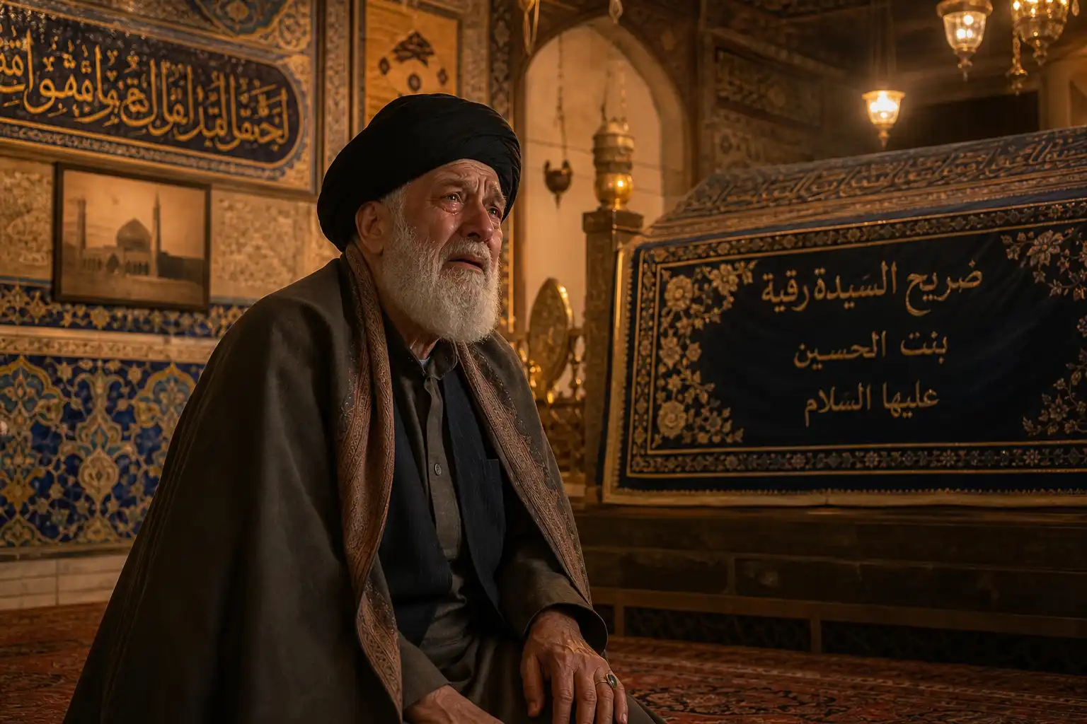 آب‌گرفتگی مرقد حضرت رقیه علیهاالسلام و نبش قبر مطهرش