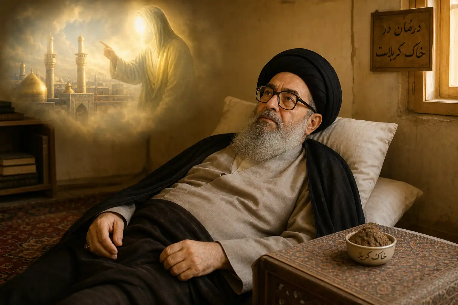 تحصیل علوم دینی و اقامۀ عزاداری حضرت سیدالشهدا علیه‌السلام