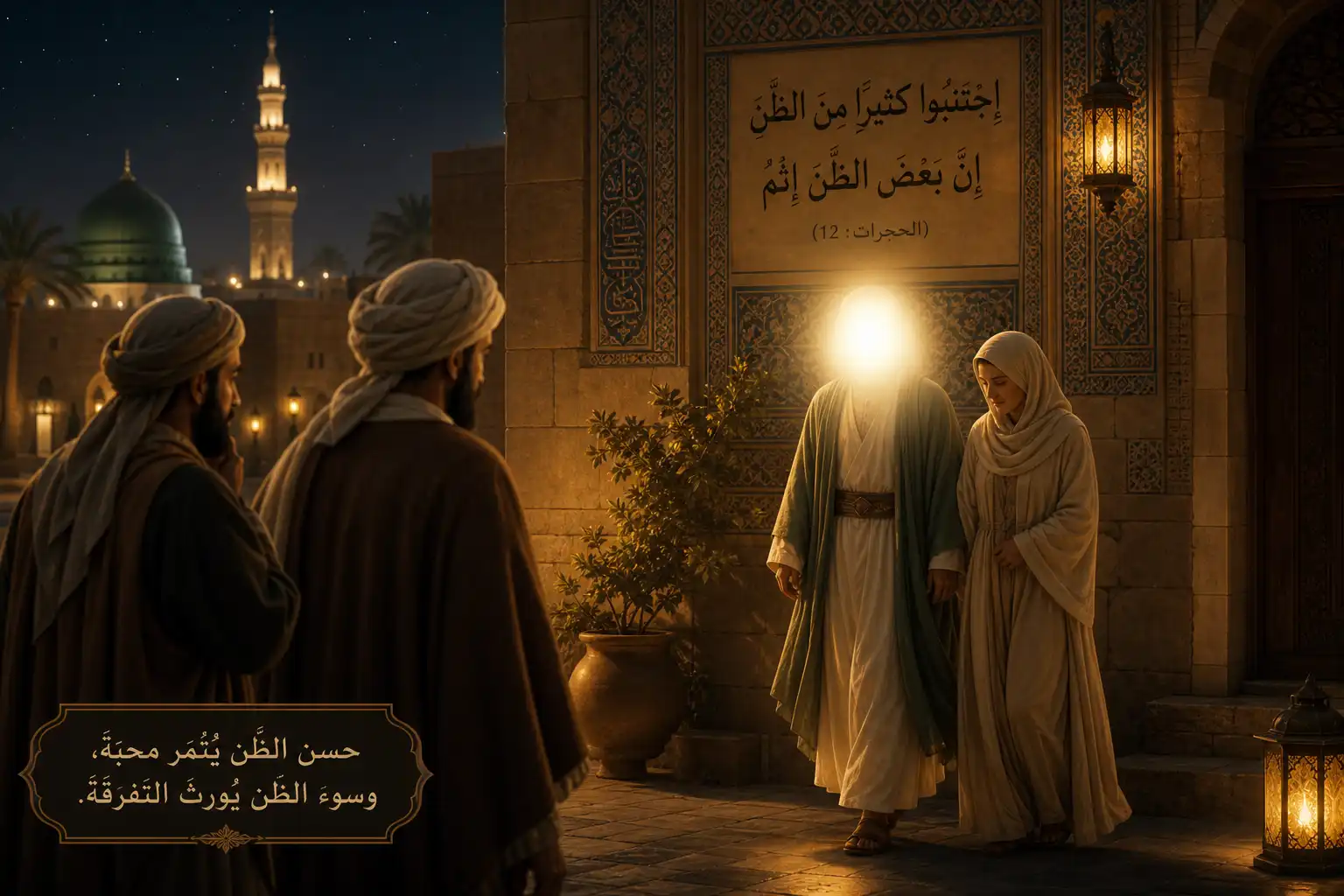 پرهیز از گمان بد و ناشایست