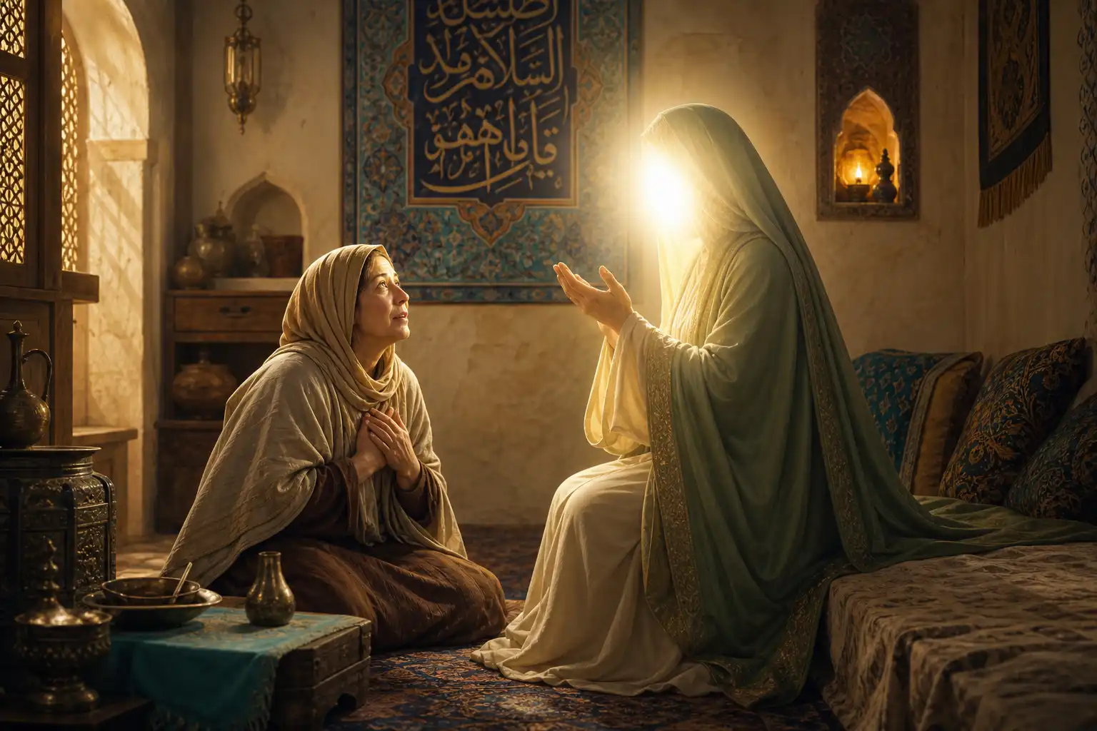 حضرت زهرا علیهاالسلام و بانوی نابینا